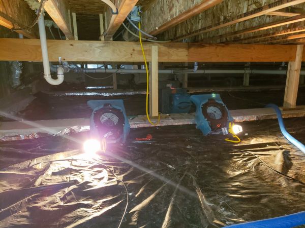 Crawlspace Water Removal in Palm Bay